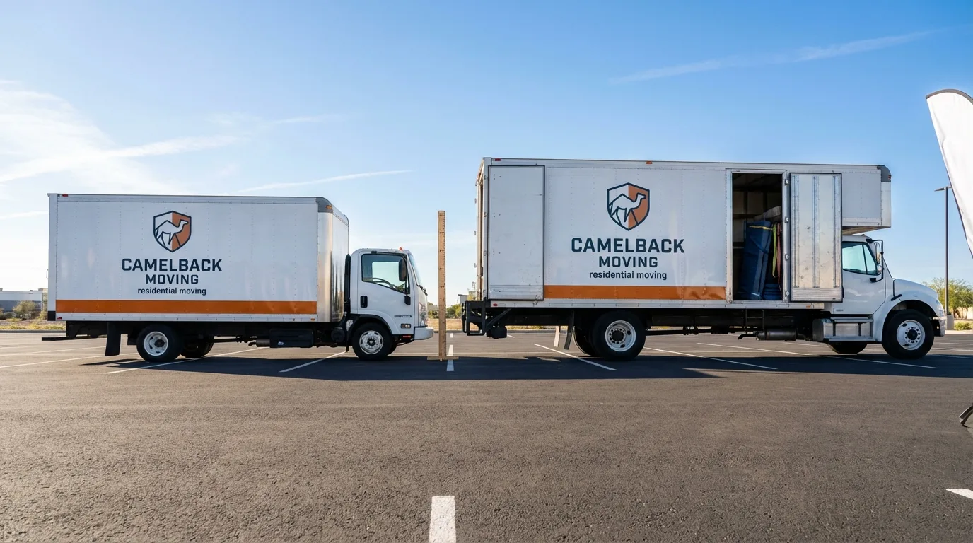 Moving truck size capacity guide in Lewiston
